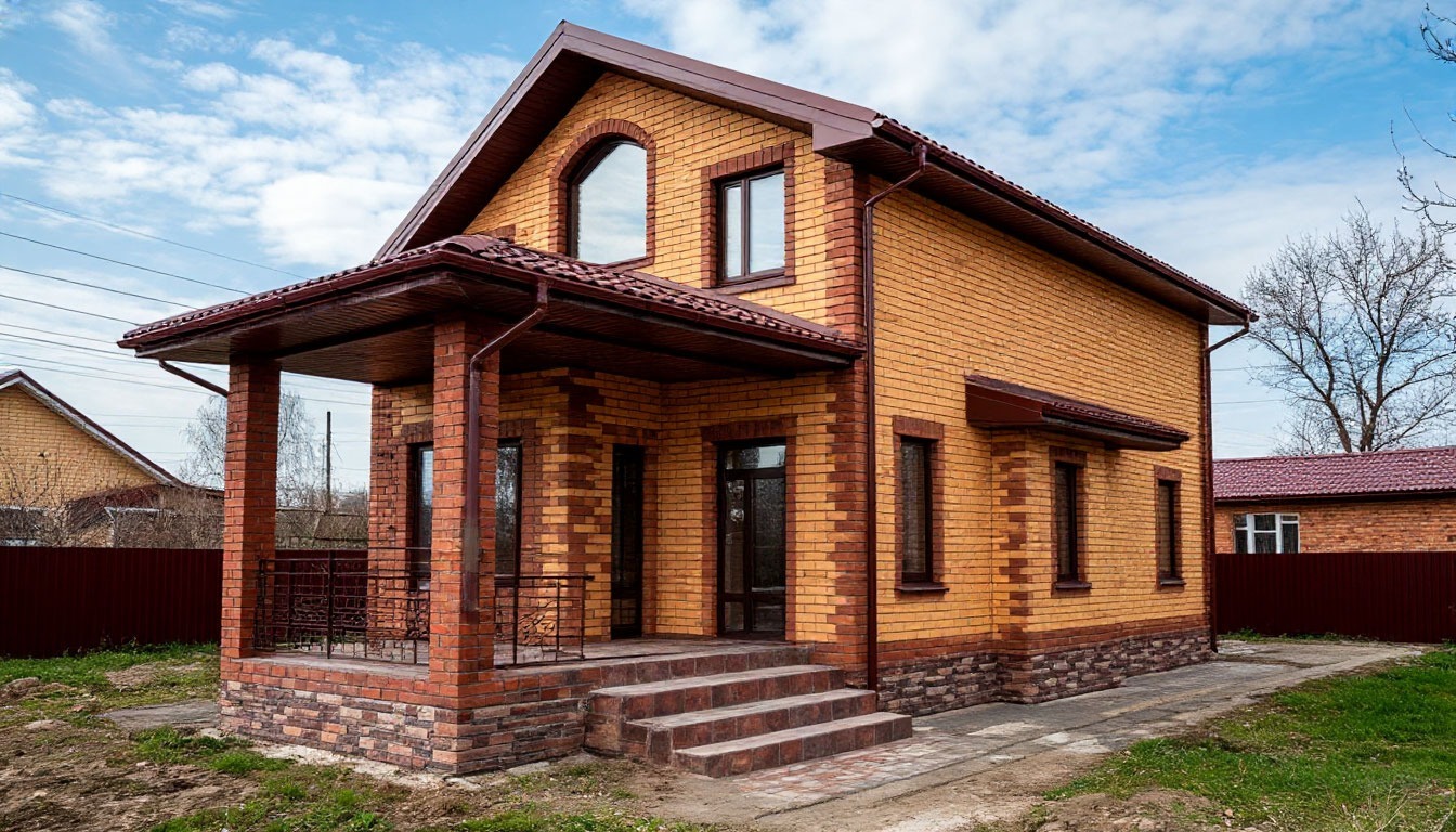 Дом под ключ с коммуникациями и отделкой Ростов