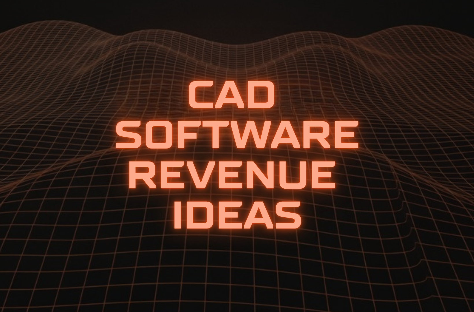 CAD-software-revenue-ideas