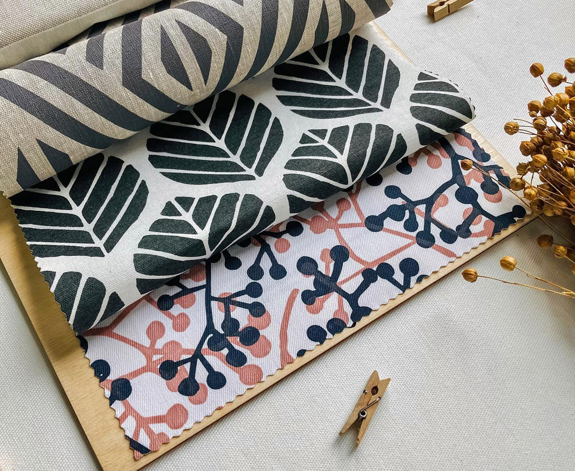 Шторы из натурального хлопка