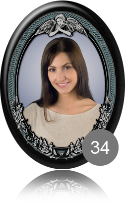 вариант исполнения ритуальной таблички 34