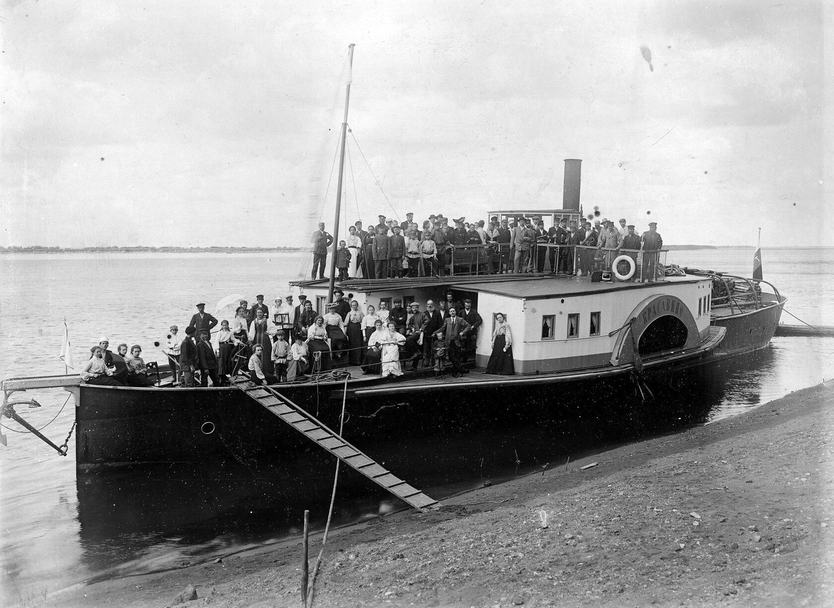 фотография парохода 19 века