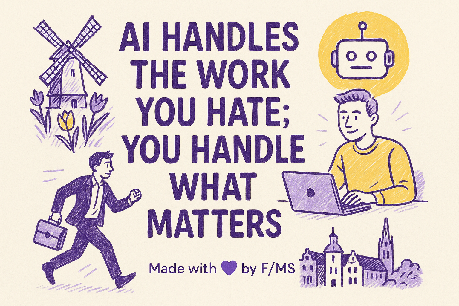 AI isn't a replacement for your judgment. It's a tool to eliminate busywork so you can focus on the decisions that matter.
