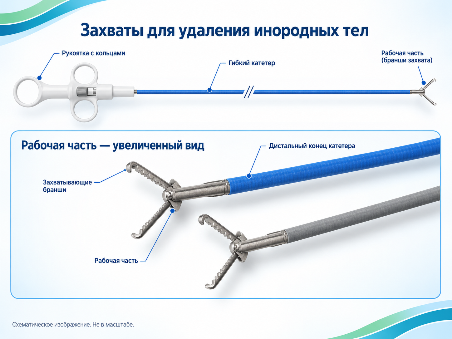 Захваты для удаления инородных тел