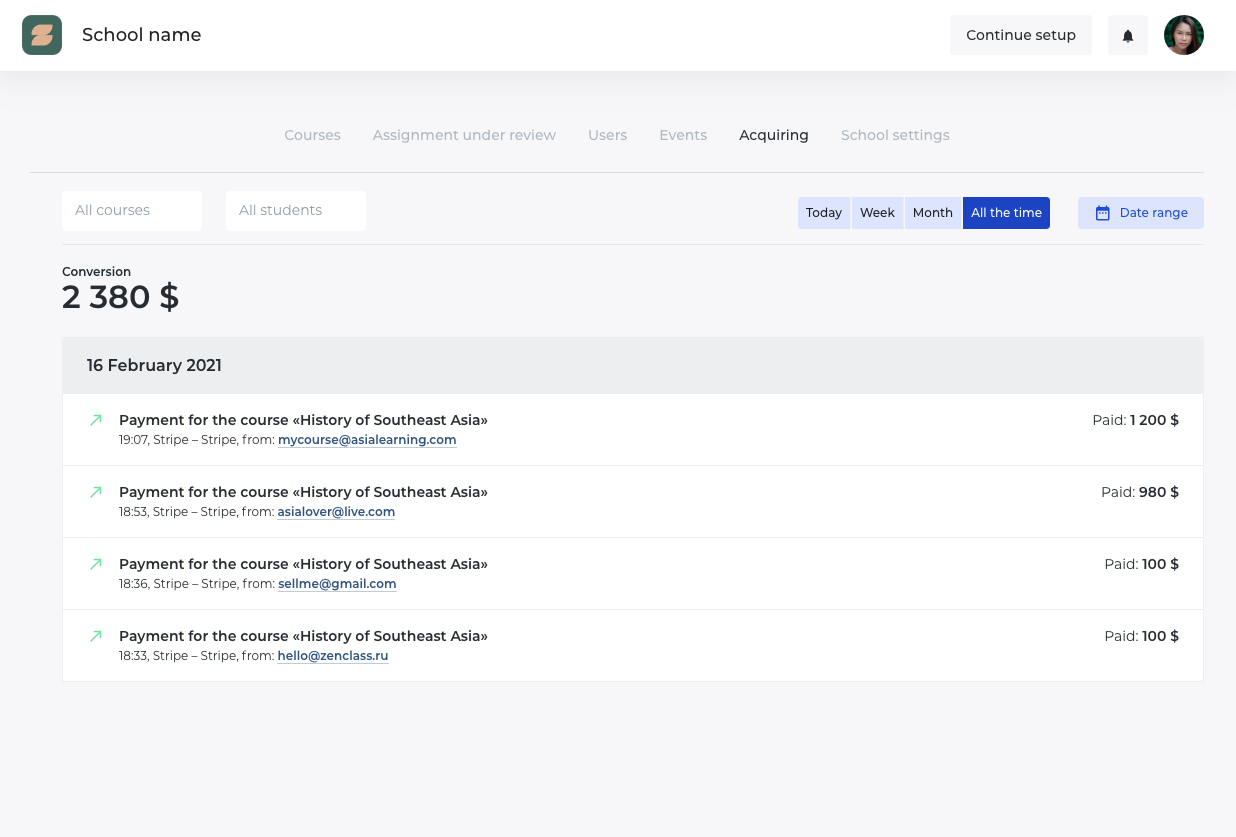 Selling online courses is easy too.