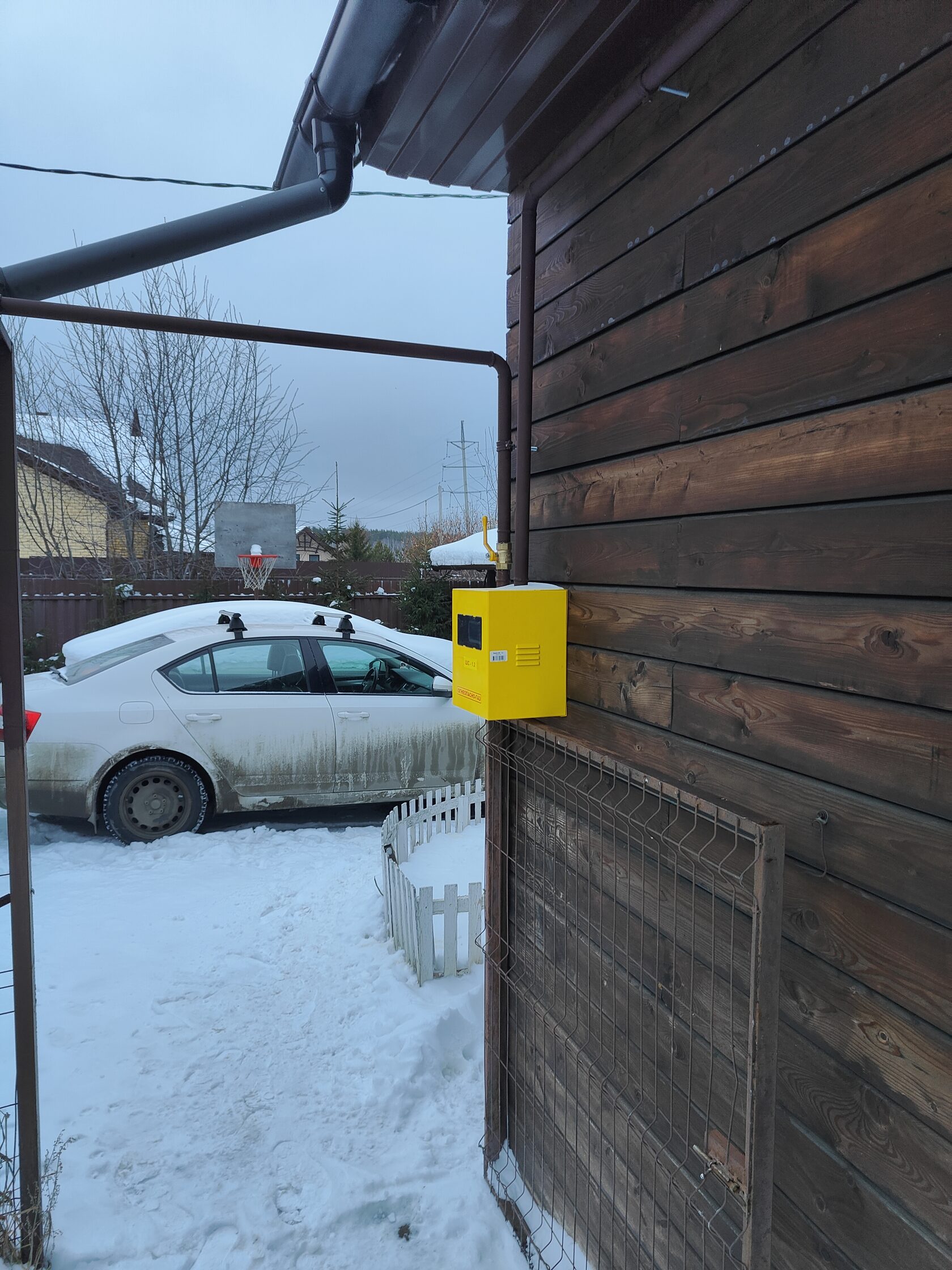 Газификация зимой