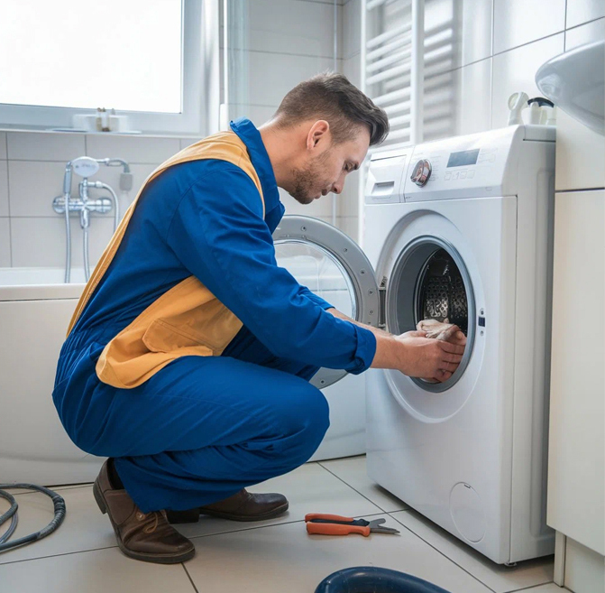 Олег - мастер по ремонту стиральных машин с 12-летним опытом