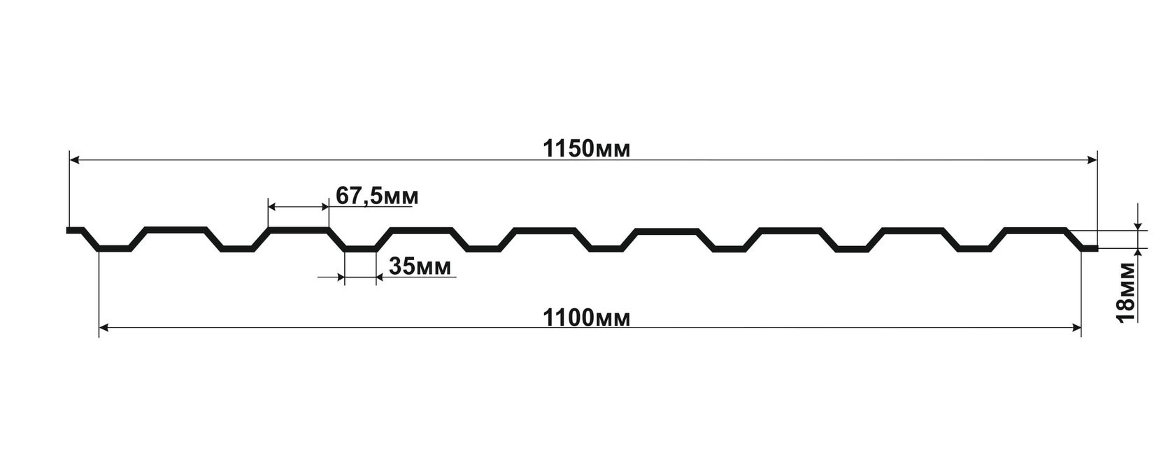 Профлист с8 чертеж dwg