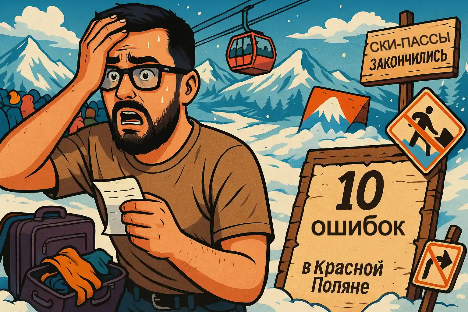 10 ошибок туристов в Красной Поляне и как их избежать