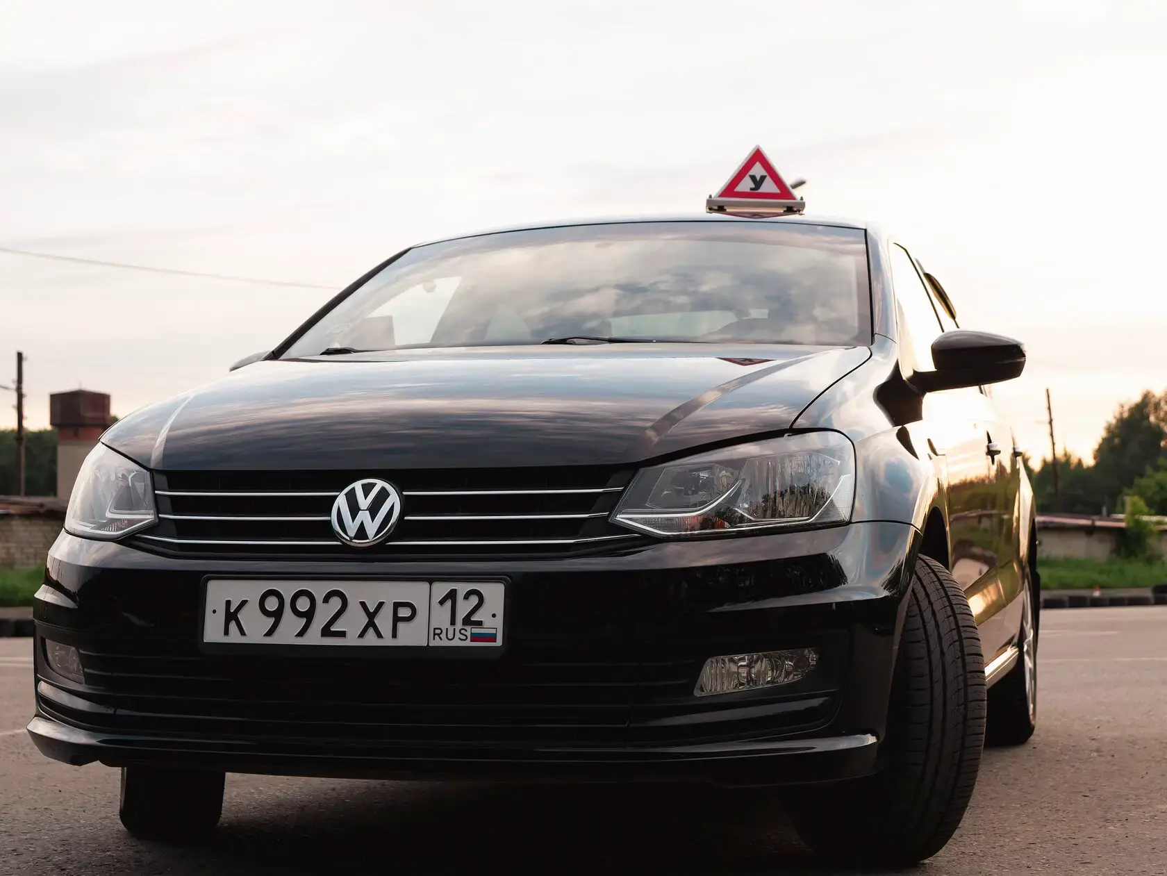 Volkswagen Polo — учебный автомобиль автошколы Учебный центр