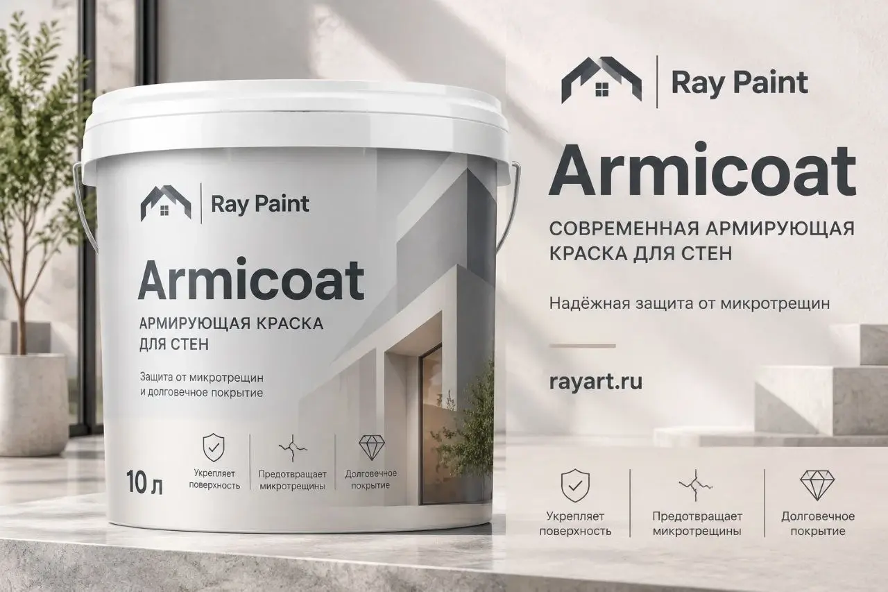 Визуальная концепция упаковки Armicoat от Ray Paint