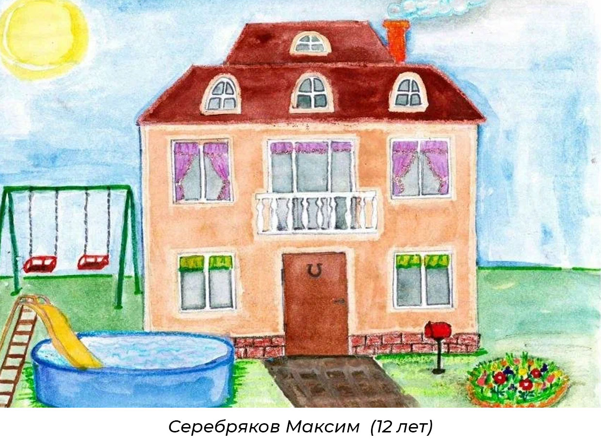 Легко дом мечты. Рисование на тему дом. Дом мечты рисунок. Домик детский рисунок. Рисунок на тему школа.