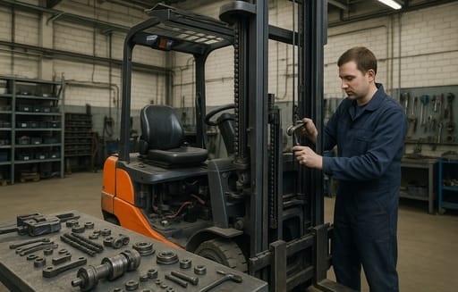 Ремонт штабелеров в Самаре - ремонт самоходных и ручных штабелеров, восстановление подъемных механизмов и мачт