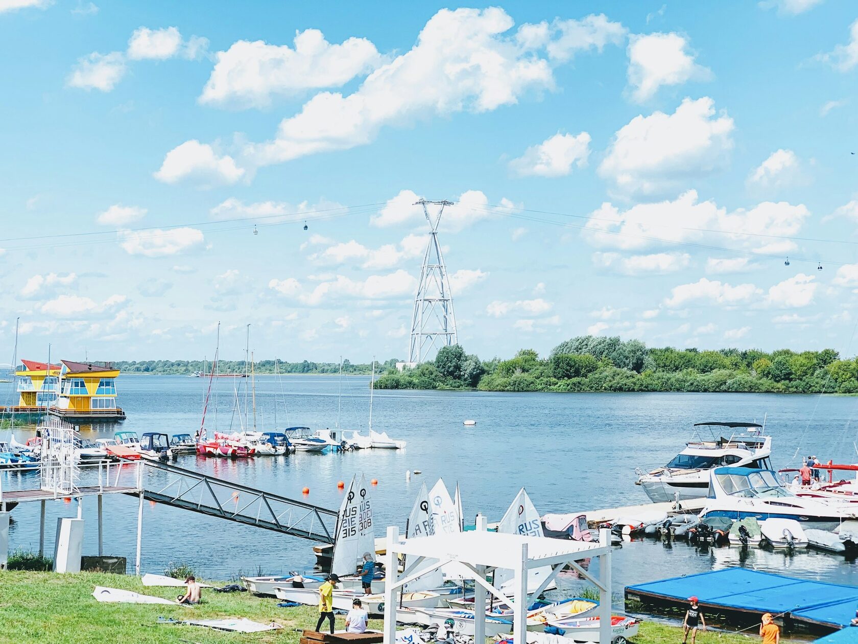 Подъёмники RiverLift в составе береговой инфраструктуры