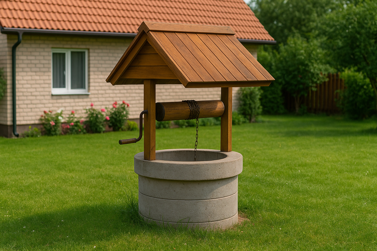 Колодец во дворе