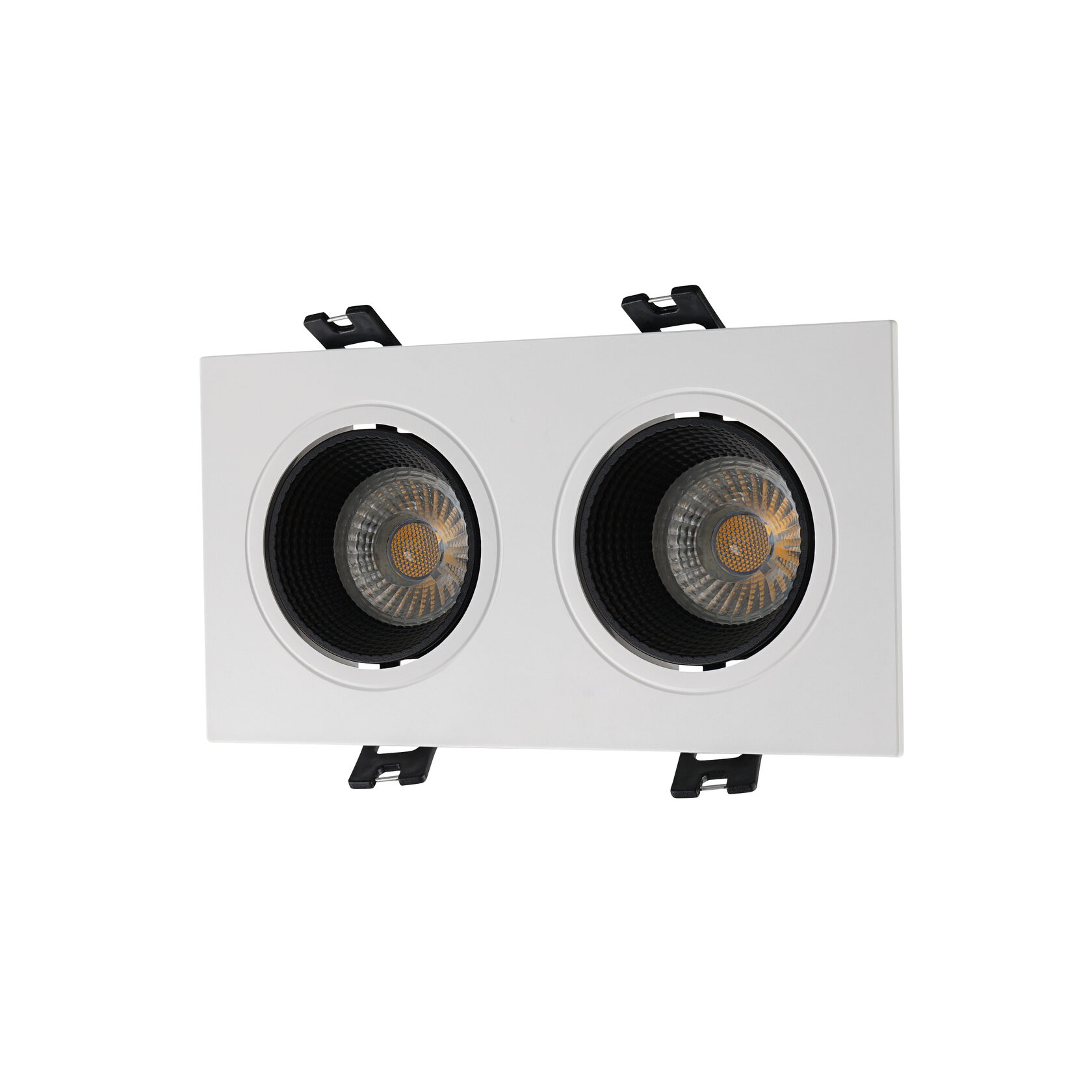 Встраиваемый светильник GU5.3 LED белый/черный пластик Denkirs DK3072-WH+BK DK3072-WH+BK