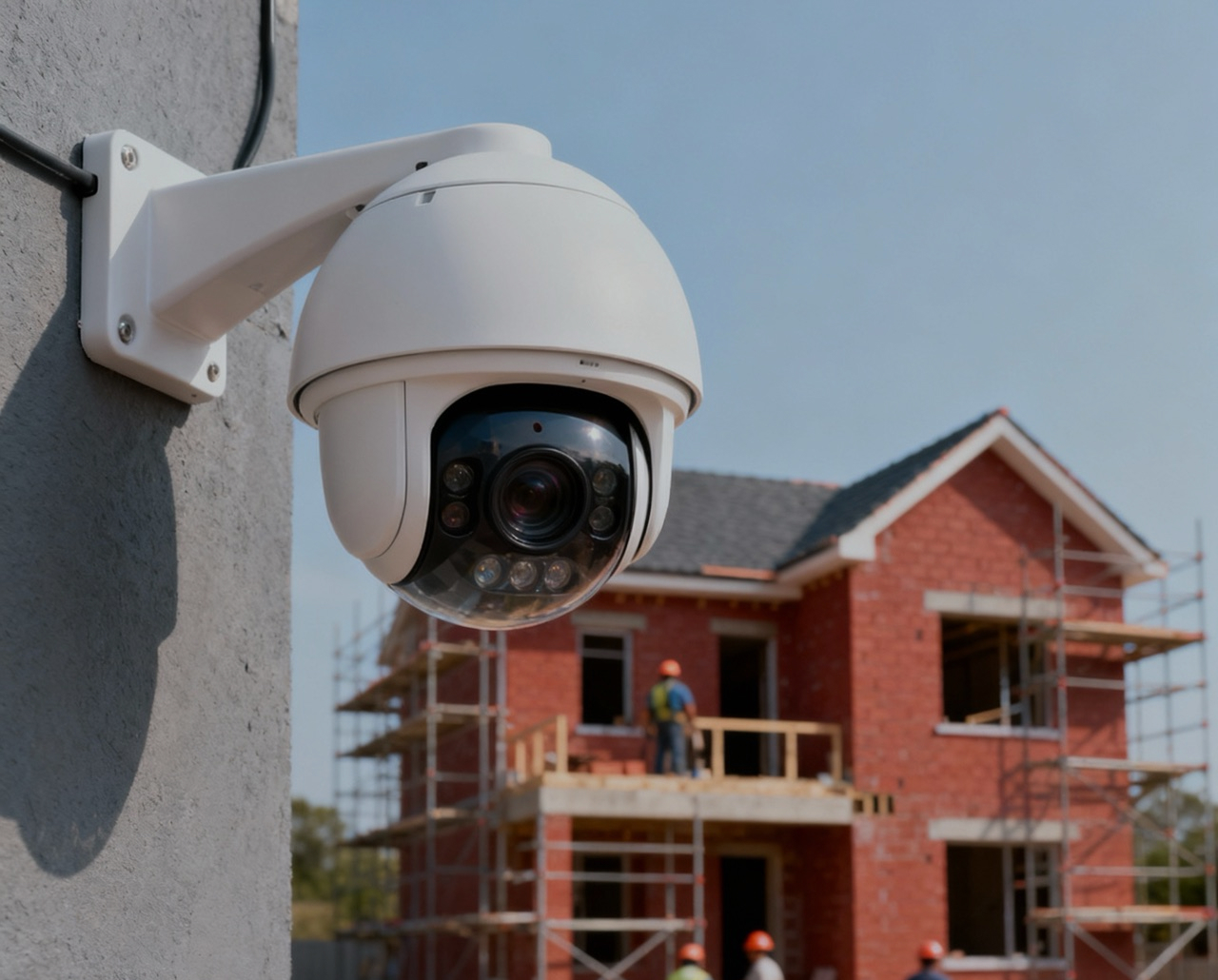 Видеонаблюдение на объекте строительства дома — постоянный контроль и безопасность для клиентов Alga Stroy