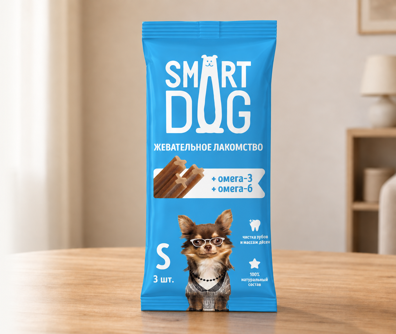 Хворост из мяса курицы Smart Dog