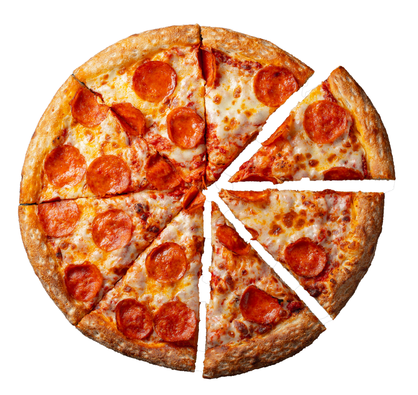 фото пиццы на белом фоне пепперони фото 60