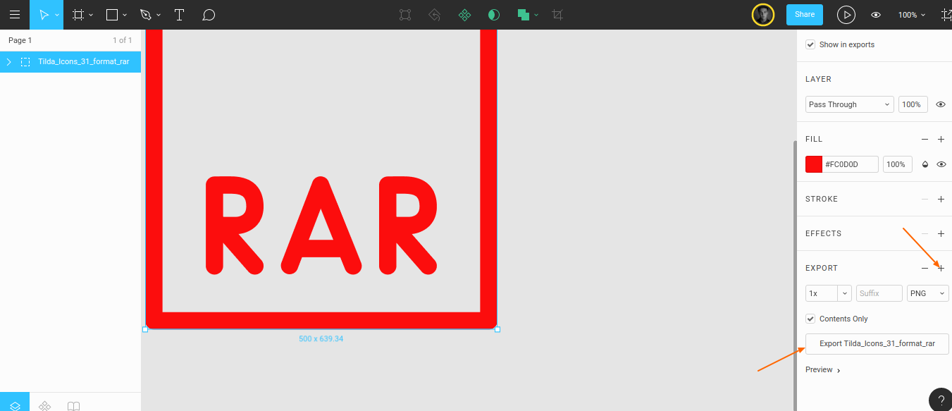 Тильда экспорт