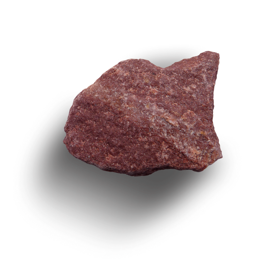 Малиновый кварцит: Каменные глыбы