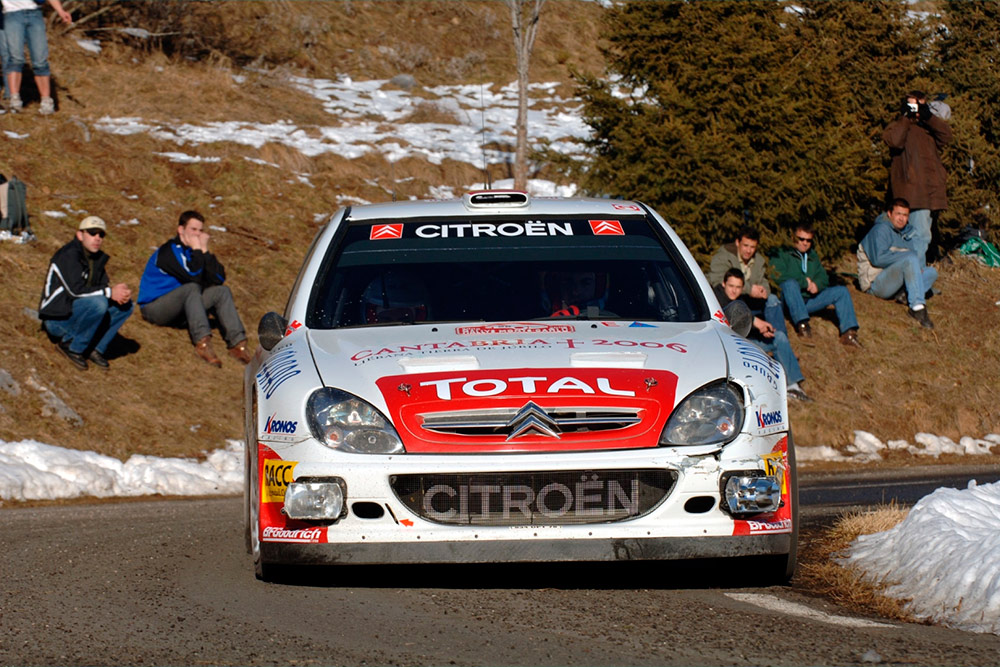 Дани Сордо и Марк Марти, Citroën Xsara WRC (834 DPT 78), ралли Монте-Карло 2006/Фото: Sutton Images