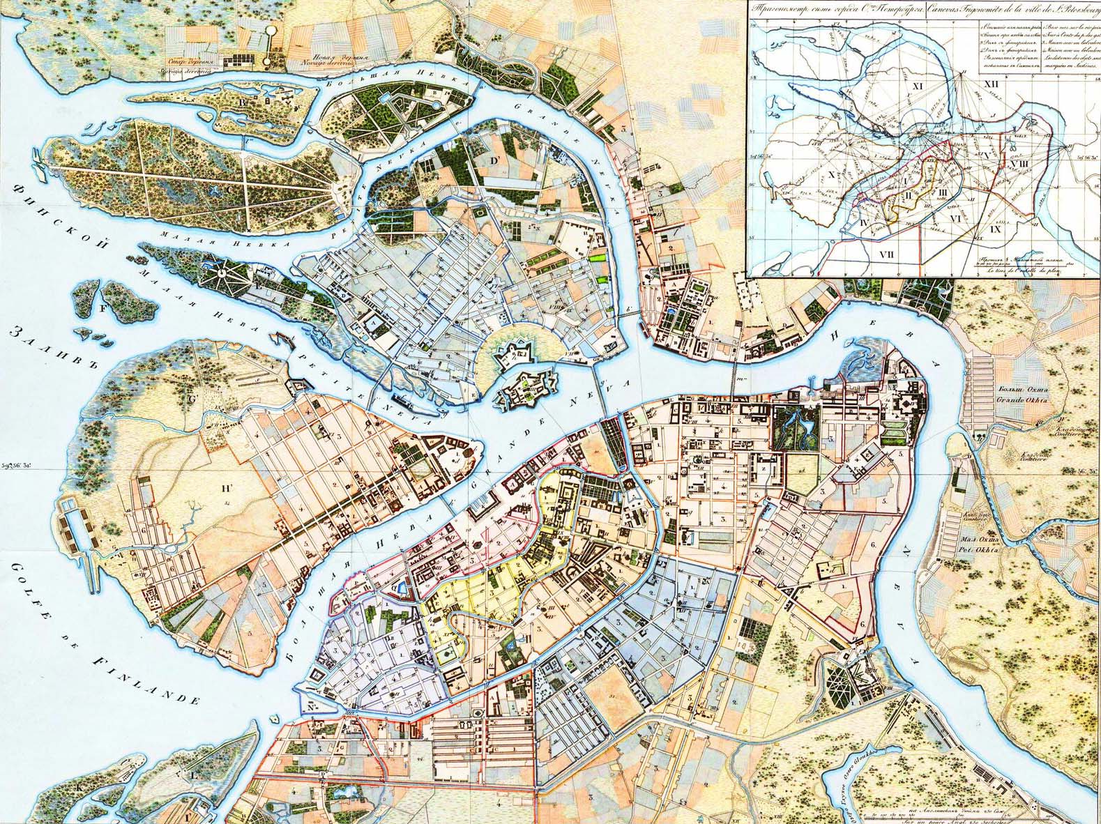 васильевский остров санкт петербург карта с улицами