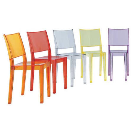 Stacking chair La Marie Kartell transparent / Polycarbonate - Transparent -  Plastic material | Made In Design
