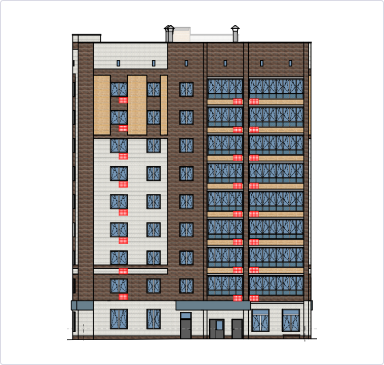 Новые квартиры в строящемся доме г. Йошкар-Ола, ул. Ползунова от СЗ ...