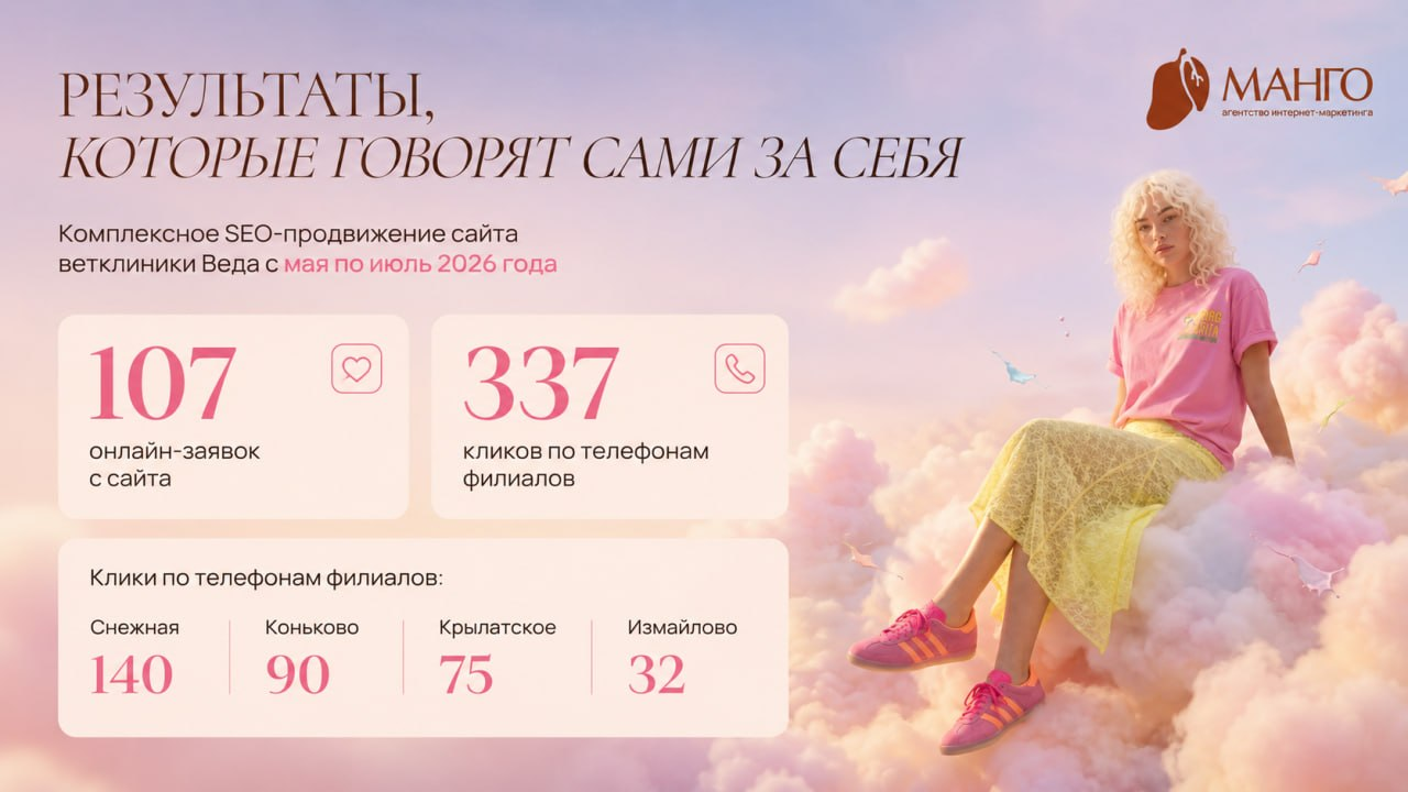 SEO продвижение ветклиник