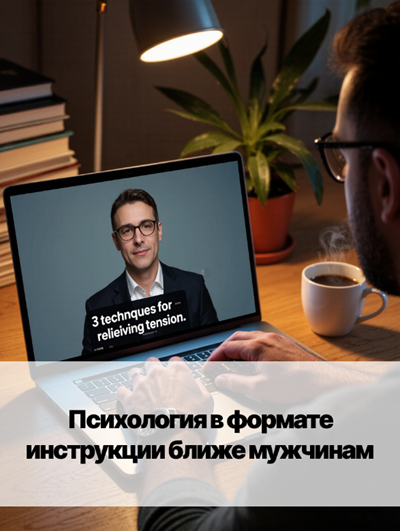 Мужская аудитория психологических услуг в ВК