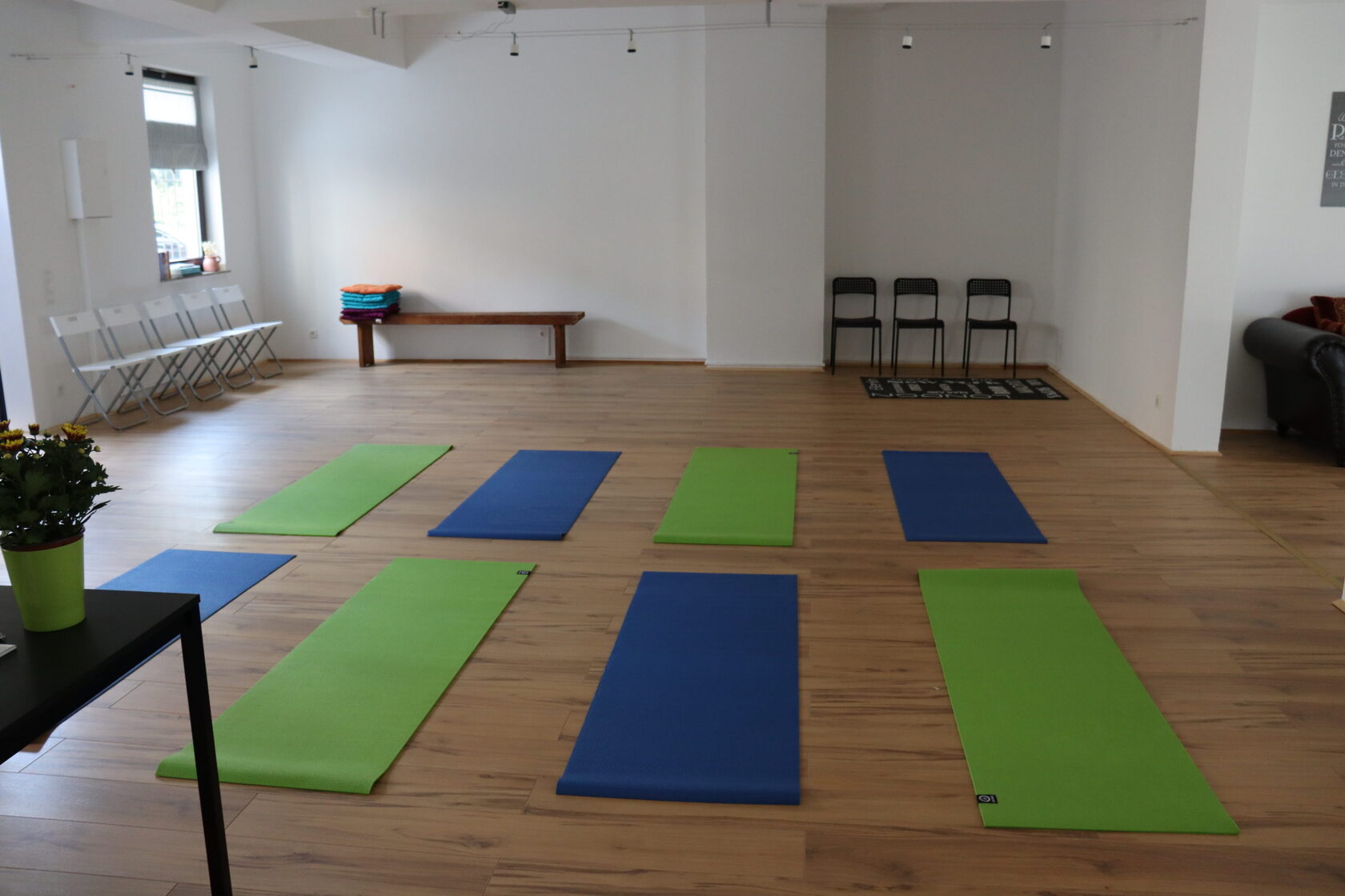 Yoga-Studio Atmosphäre