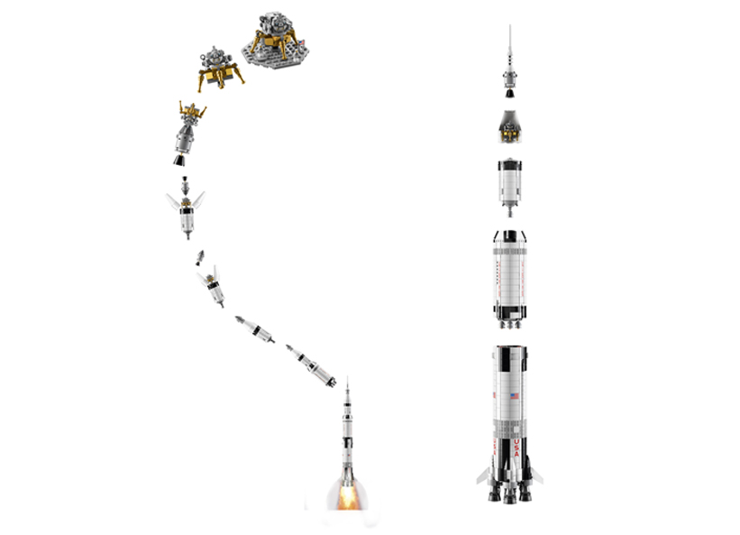 LEGO® Ideas 21309 Apollo Saturn V