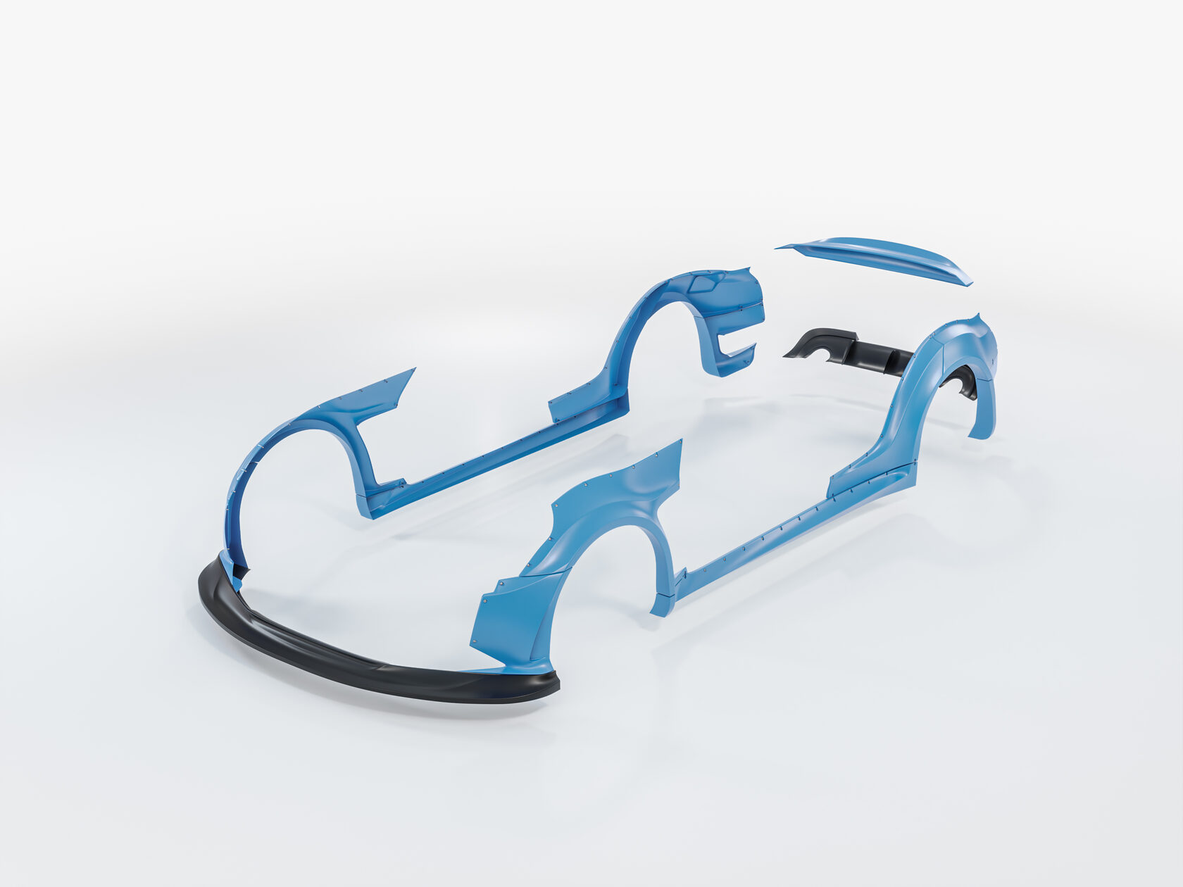 FENDERIST SPEC S Full Set / WIDE BODY KIT INFINITI G37 / NISSAN SKYLINE V36 2007-2010