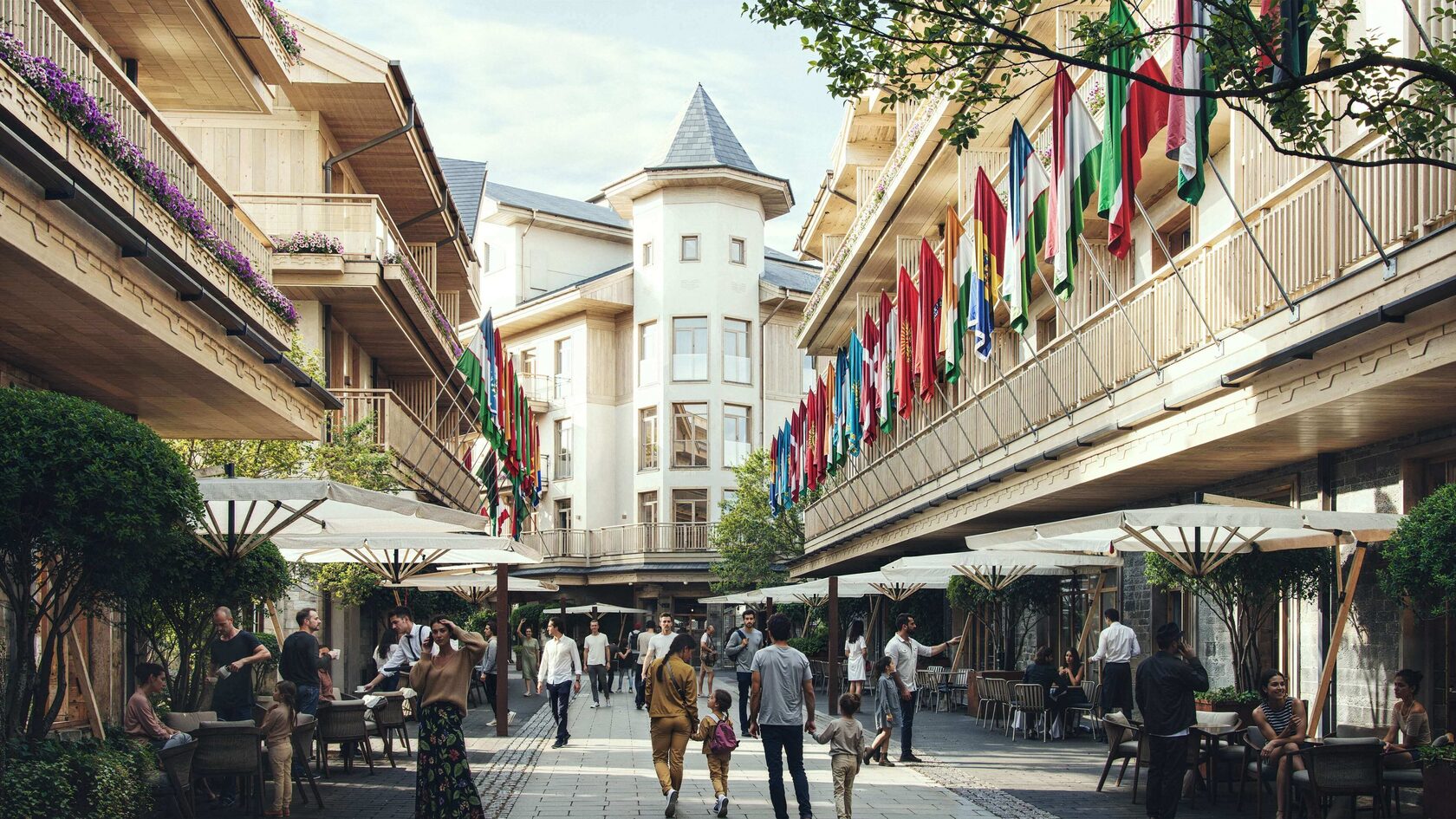 Benefit Chalet — гранд-лобби