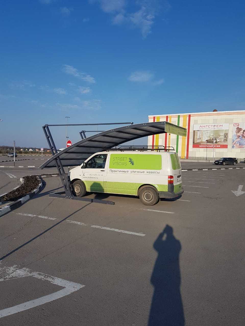 для авто навесы из поликарбоната
