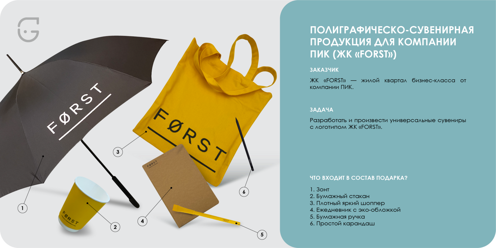 Уникальные сувениры и полиграфия для компании Пик для продвижения бренда