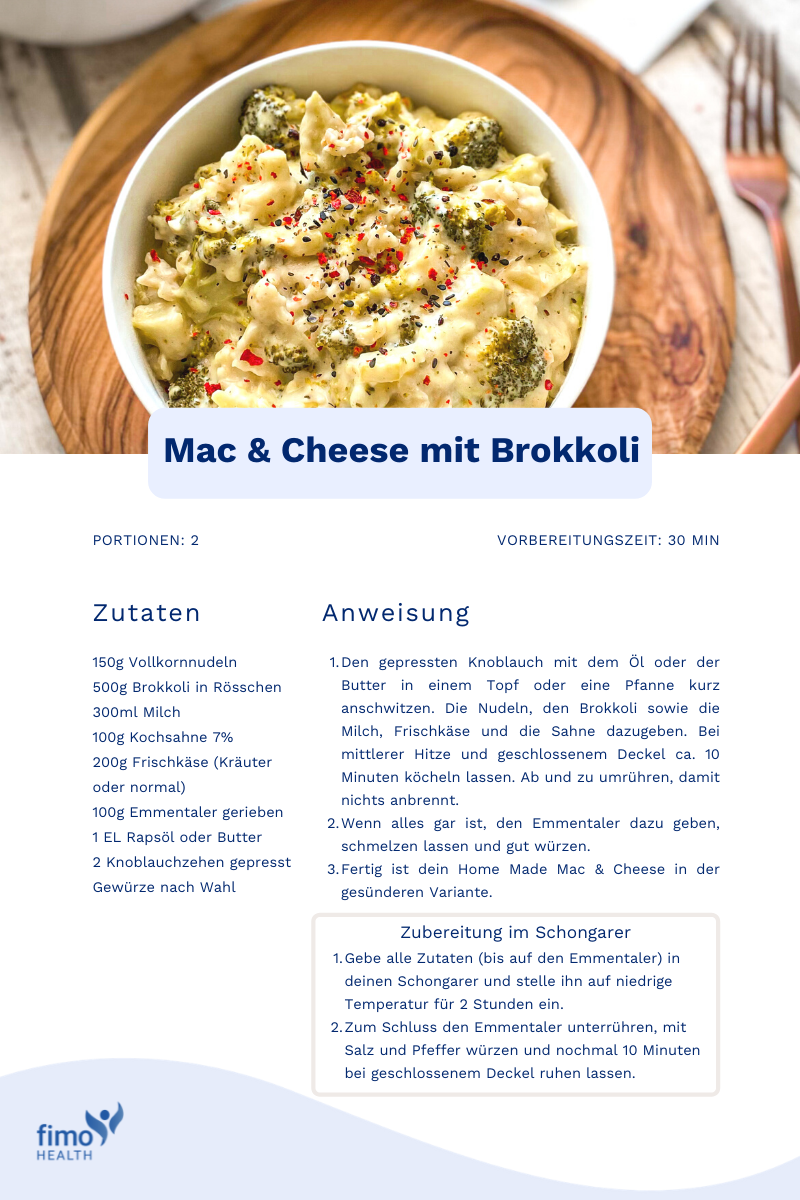 Mac and Cheese mit Brokkoli