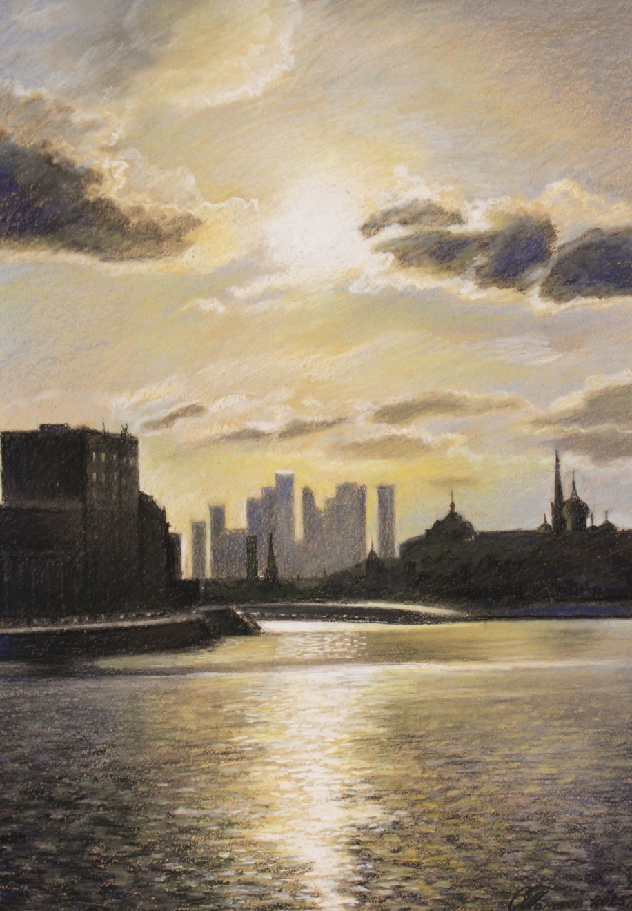 работа художника Олега Помелова 