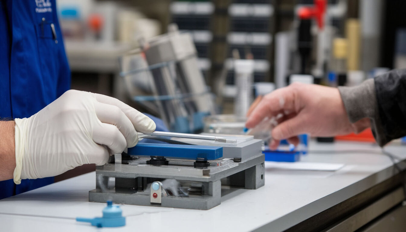 Лаборатория испытание адгезии