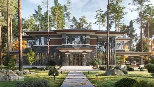 Райт КВ‑450 — проект дома в стиле Райта