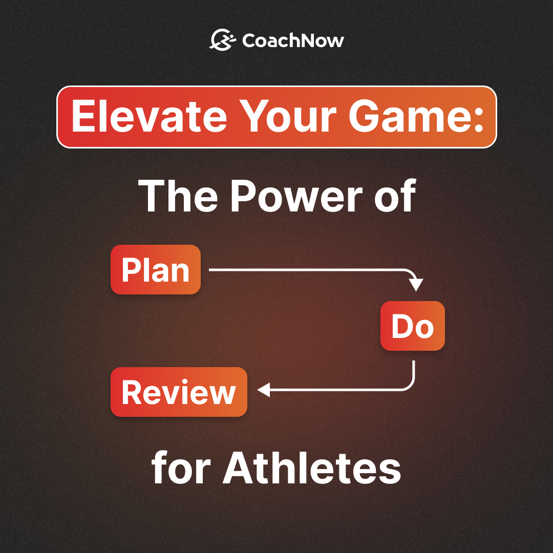 coachnow elevate your game: the power of plan do review for athletes