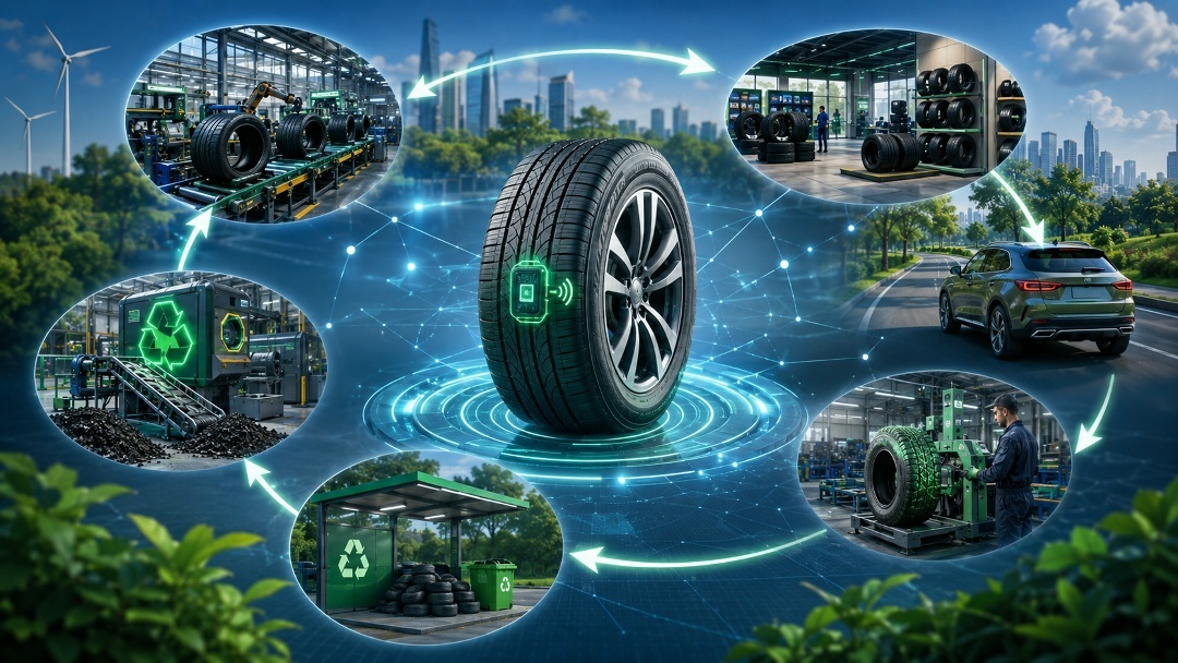 Цифровой паспорт шины: QR-код и штрихкод на боковине покрышки