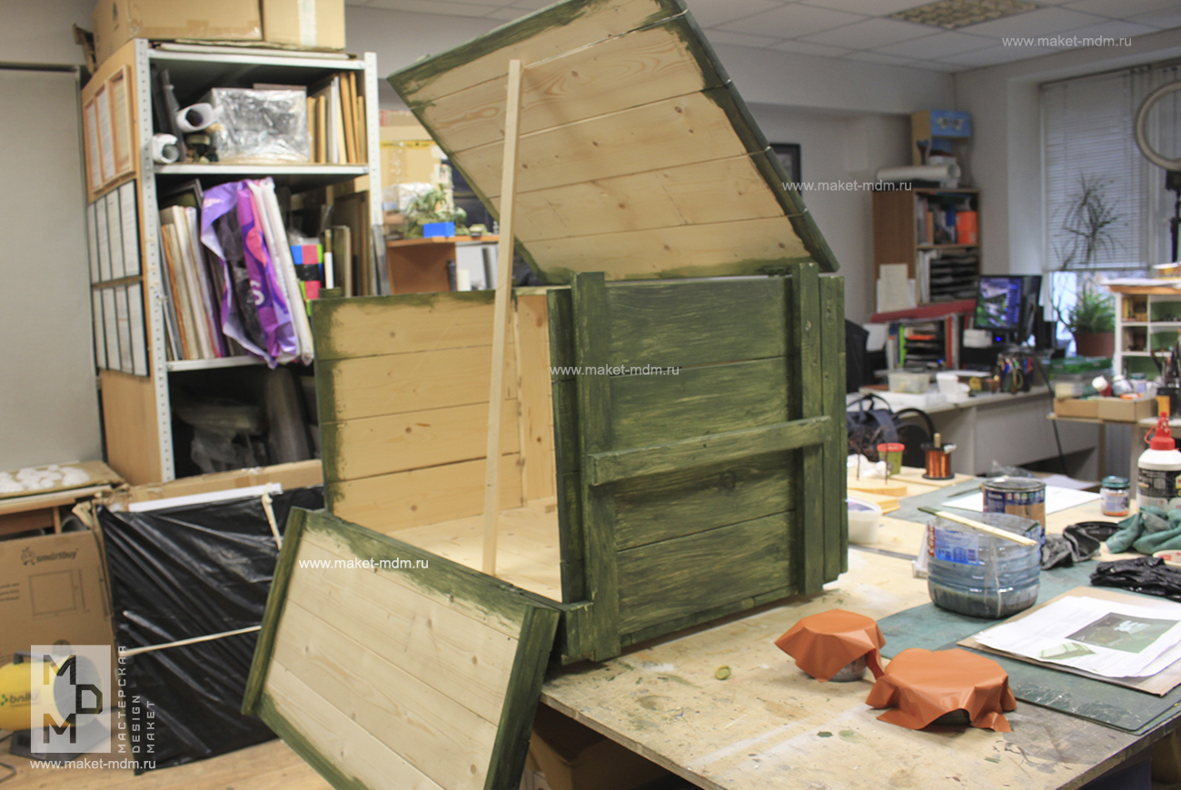 макет облачный полк ТЮЗ