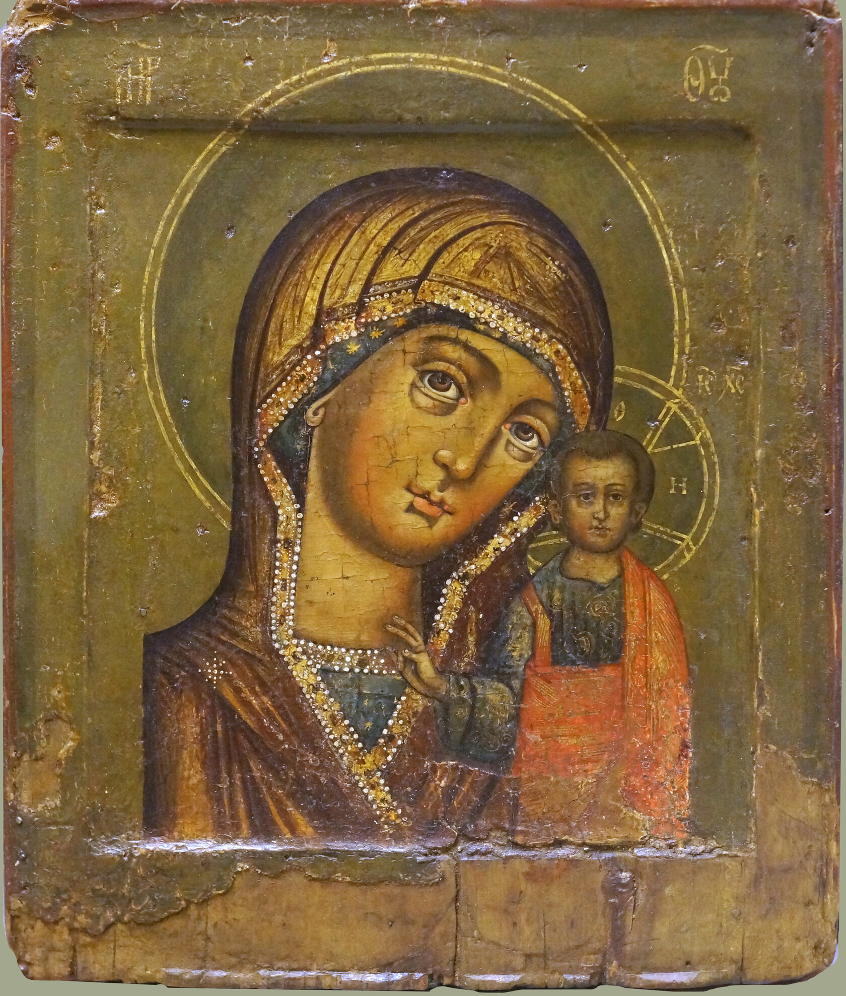 Казанская икона Божией матери древняя