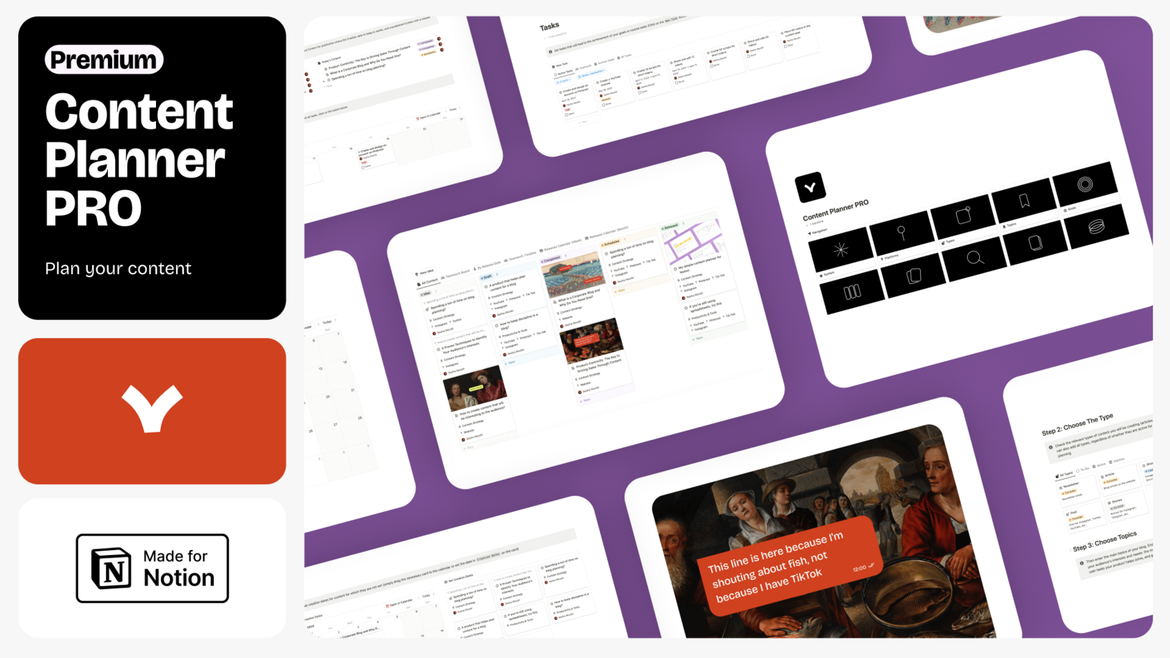 Notion Content Planner PRO Template