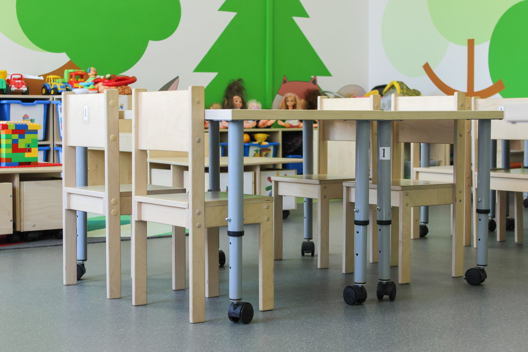 Трансформируемая мебель для детских садов