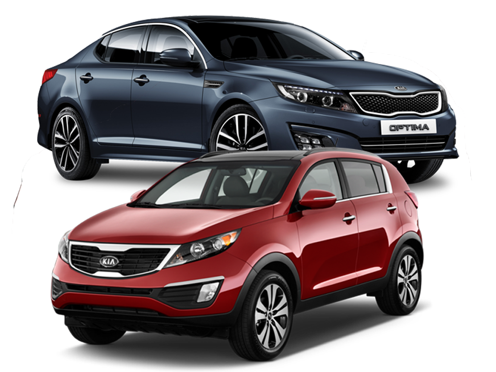Kia Sportage и Kia Optima — кроссоверы и бизнес-класс
