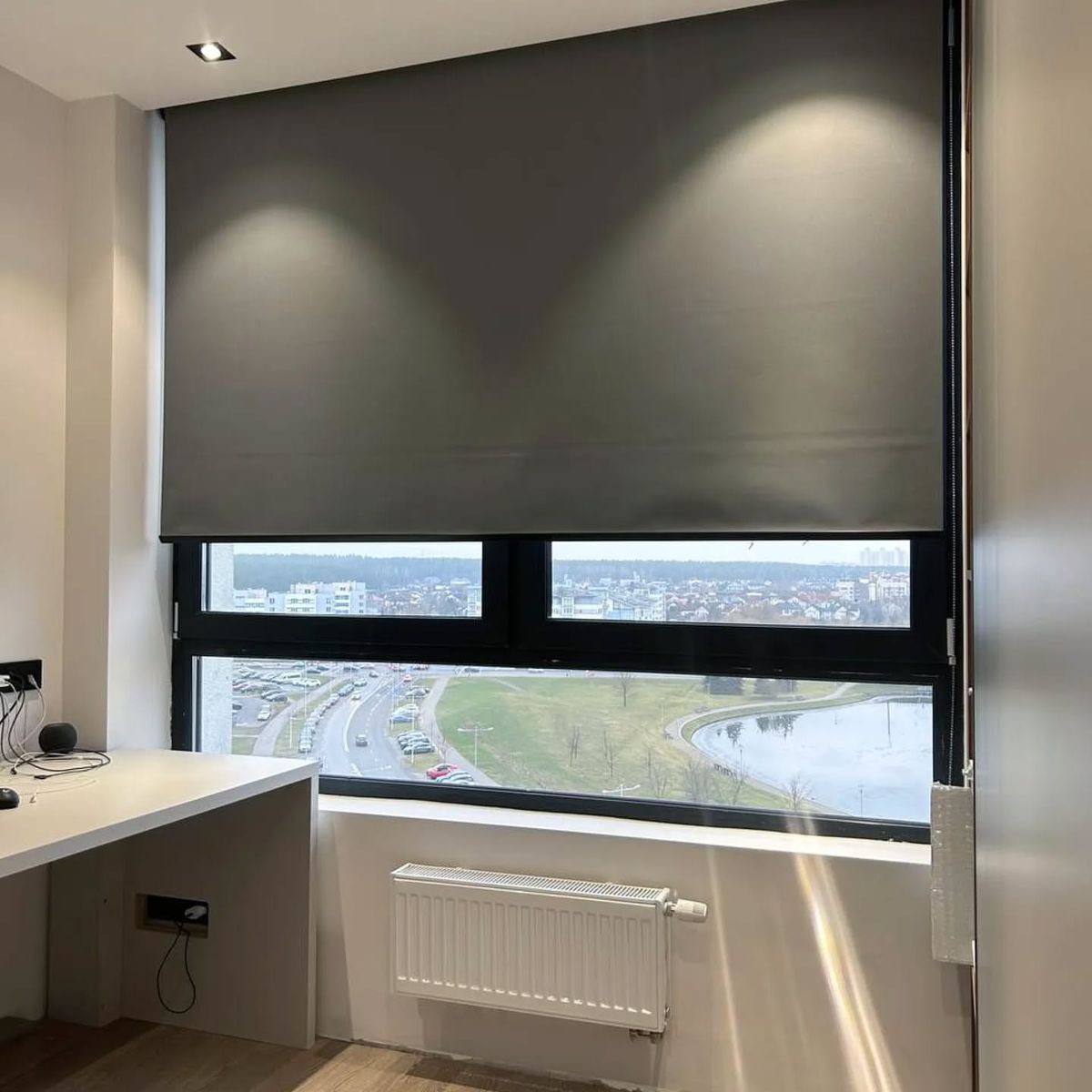 Рулонные шторы с электроприводом