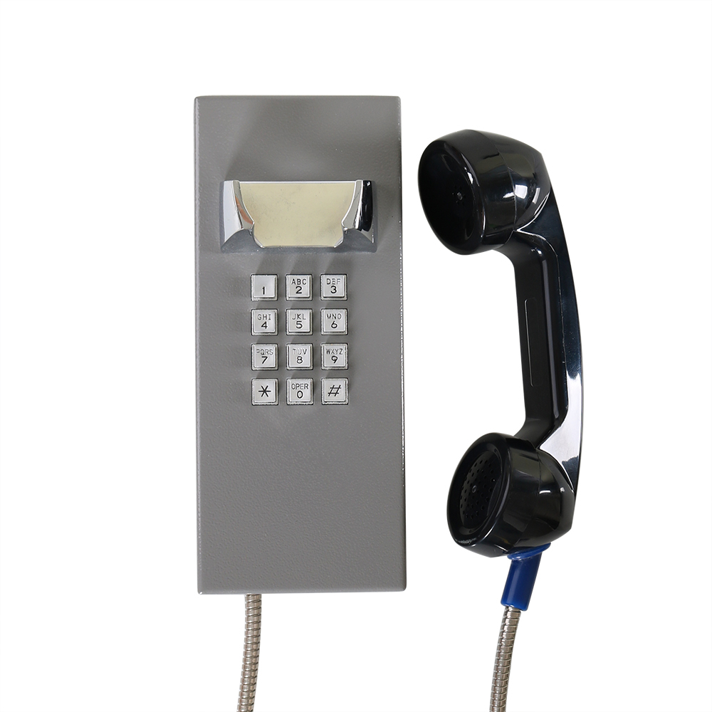 Магазине телефон промышленная. Jr202-FK-ow-SIP С металлической трубкой. Антивандальный аналоговый телефонный аппарат. Антивандальная телефонная трубка. Телефон на стене.