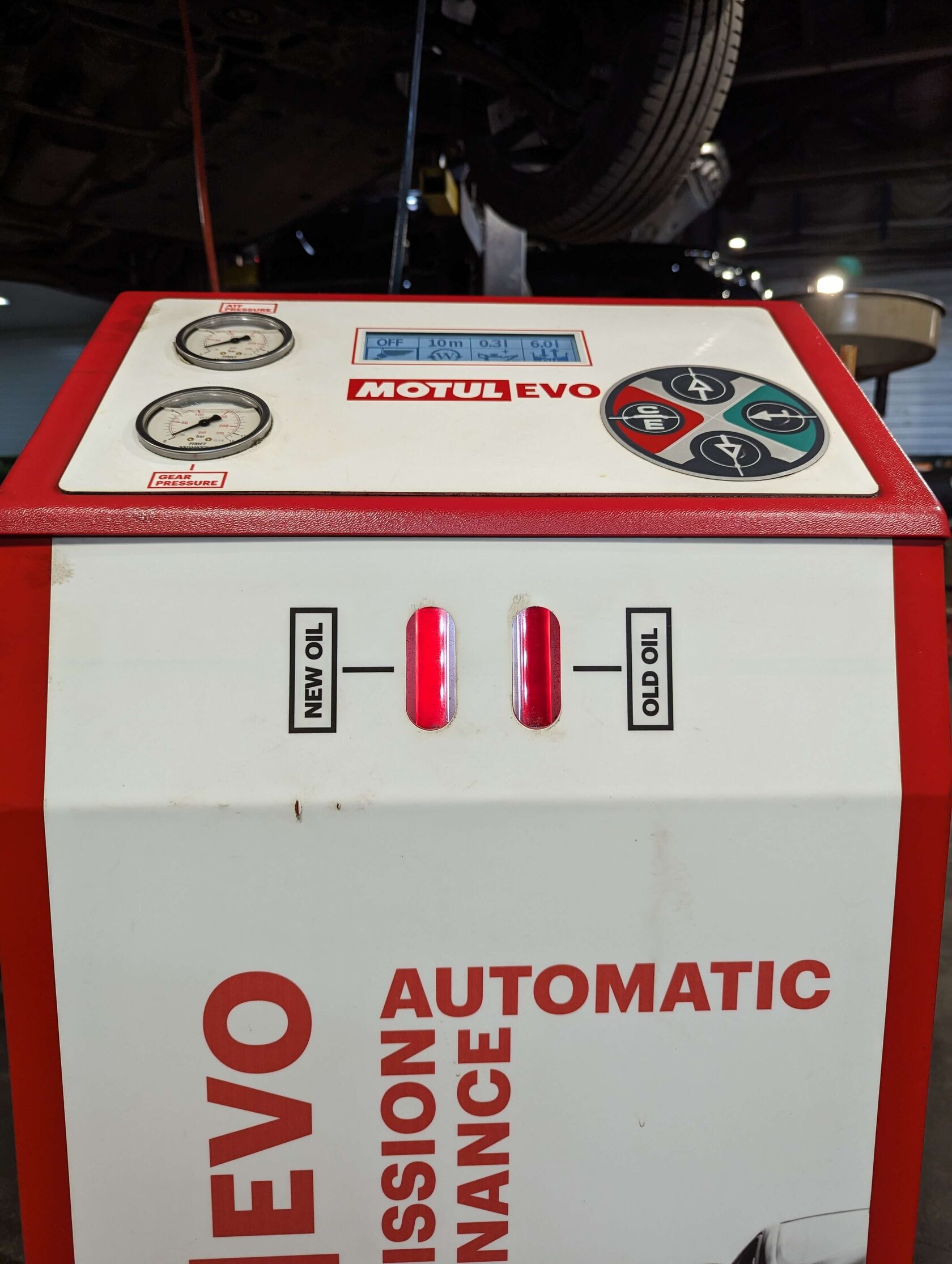 Результат аппаратного замещения масла